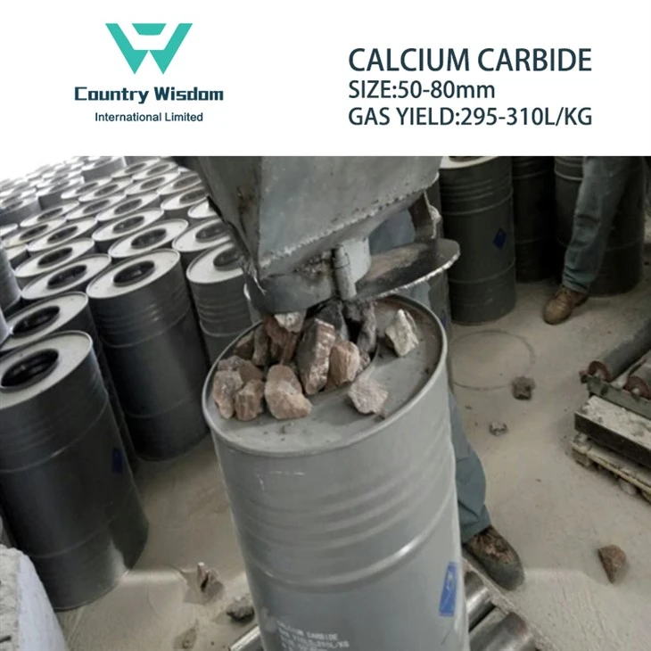 Manufacture Calcium Carbide 50/100kg Iron Drum Industrial Grade